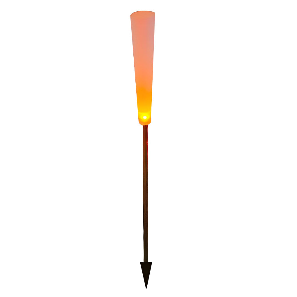 Reed lights with close-up view of single light and dimensions.