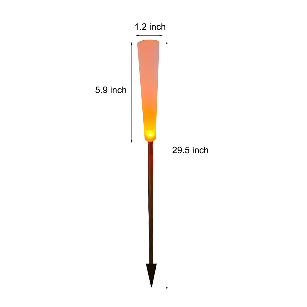 Reed lights size diagram showing height and width measurements.