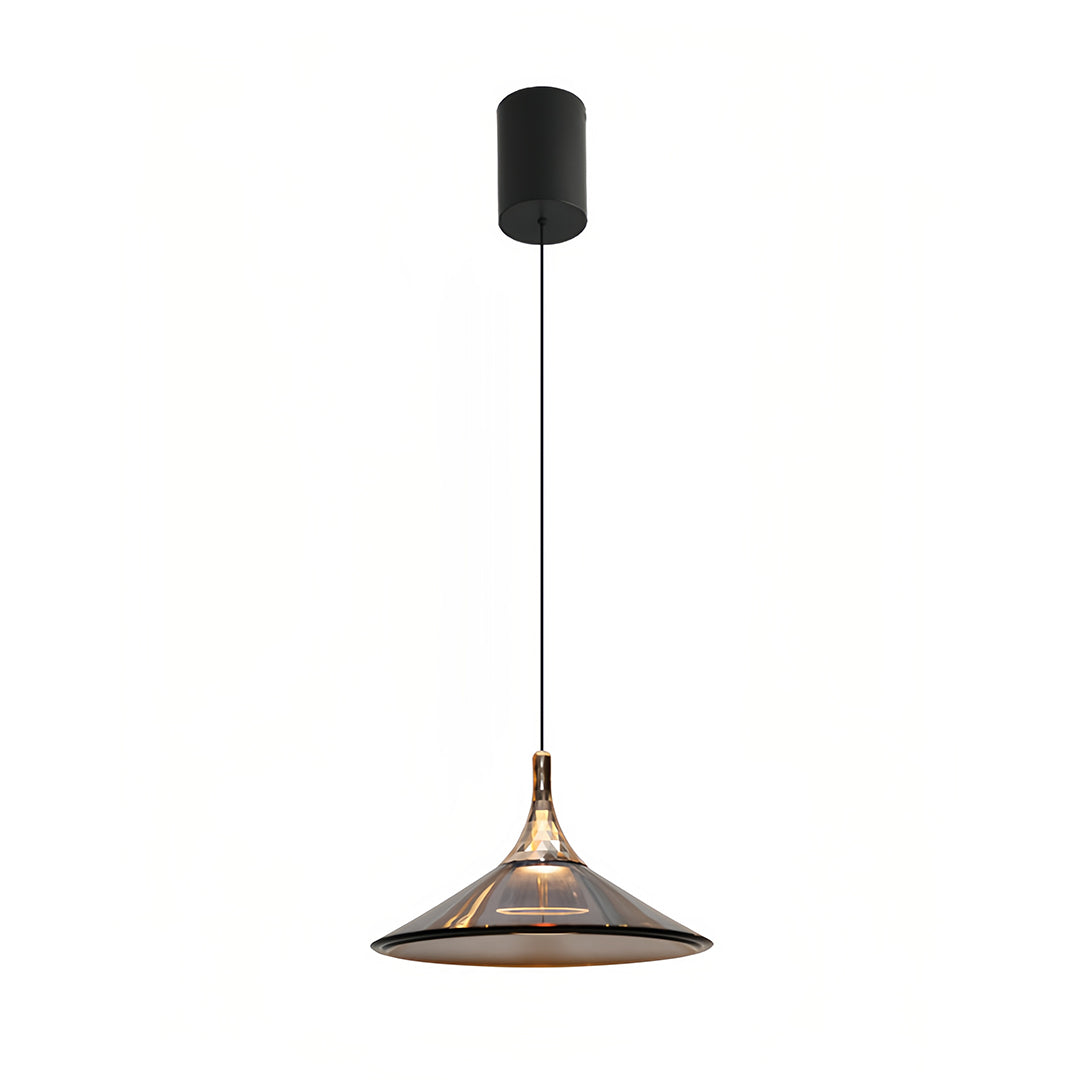 These rise and fall pendant lights feature durable aluminum and acrylic construction, delivering adjustable lighting for living rooms or workspaces.