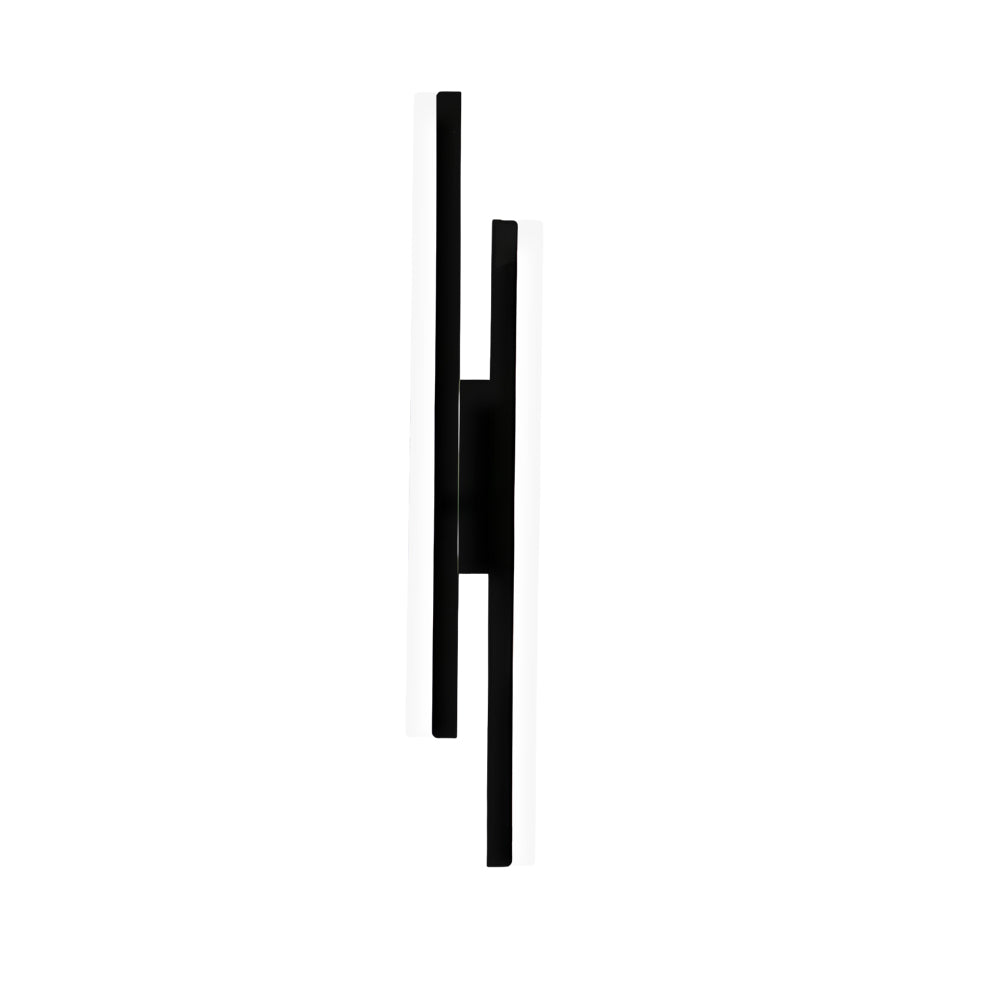 Sleek black side vanity light for bathroom with modern design and warm LED lighting, adding a touch of sophistication to your space.