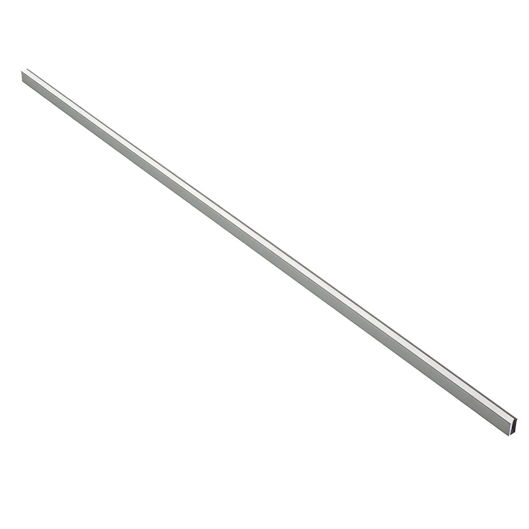 Long silver rigid channel design of led strip lights waterproof fixtures.