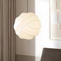 Simple Iron Silk Fabric Ball Wabi - Sabi Creative Japanese Style Chandeliers