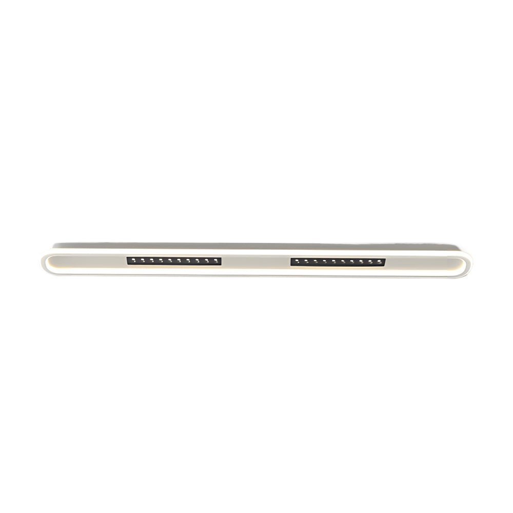 Simple Rounded Rectangular Three Step Dimming Modern Ceiling Light Fixture