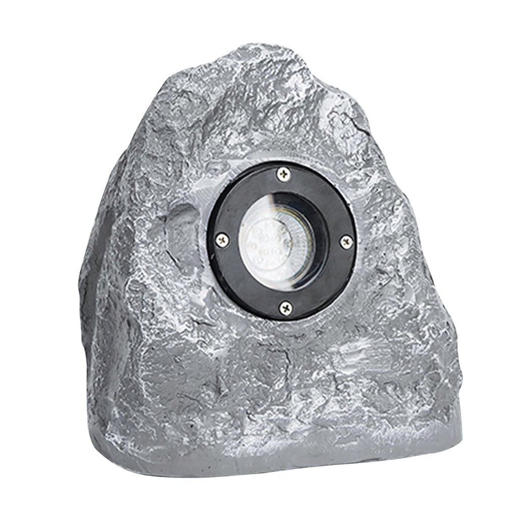 Resin Stone - Inspired Warm LED Garden Light Outdoor Illumination