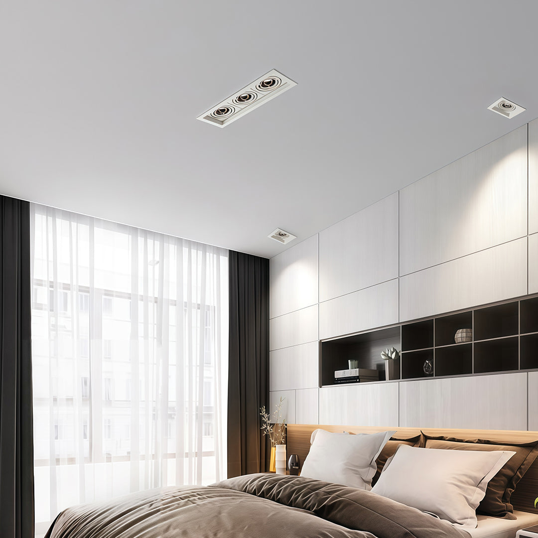 Enhance your interior with LED indoor spotlights, designed with anti-glare recessed ceiling lights for a clean, modern look and efficient illumination.