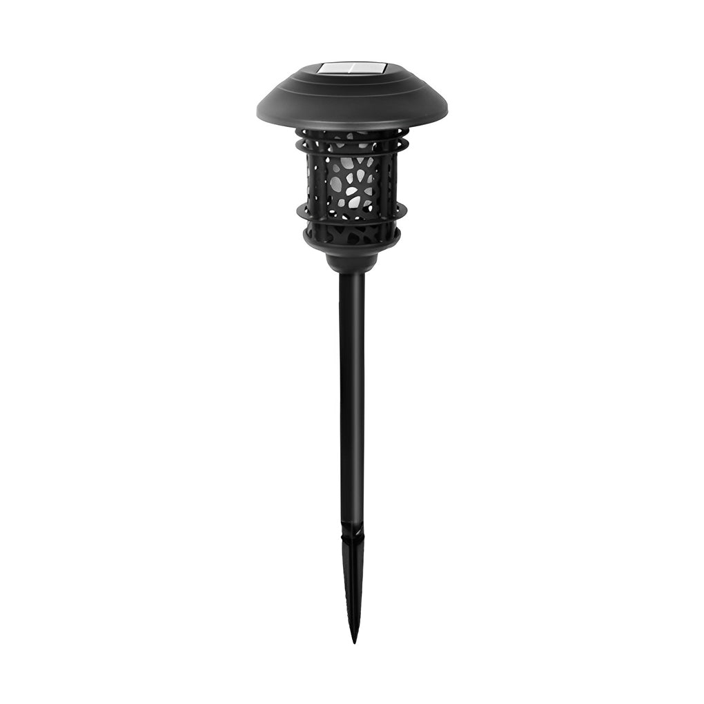 Solar path lighting LED product isolated on white background with full assembled view.