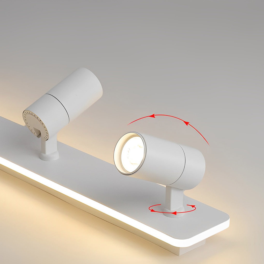 Spotlight Fixture detail demonstrating adjustable rotating spotlight heads for flexible directional ceiling lighting.