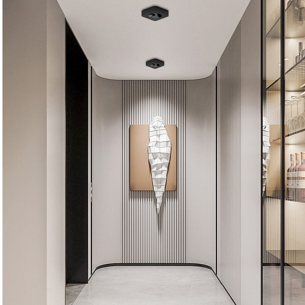 Square LED Anti - Glare Flush Mount Ceiling Light