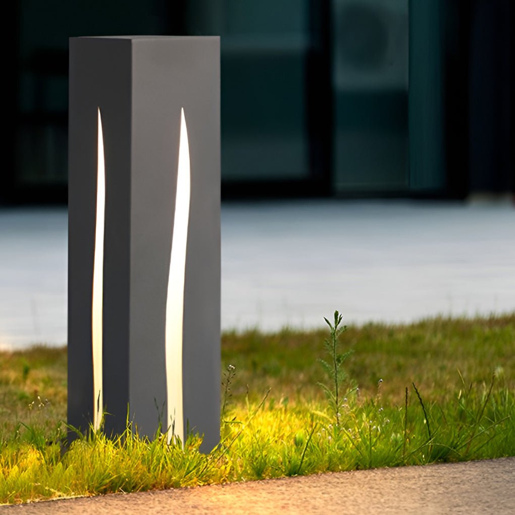 Elegant Rectangular Garden Pathway Lights Landscape LED Outdoor Illumination