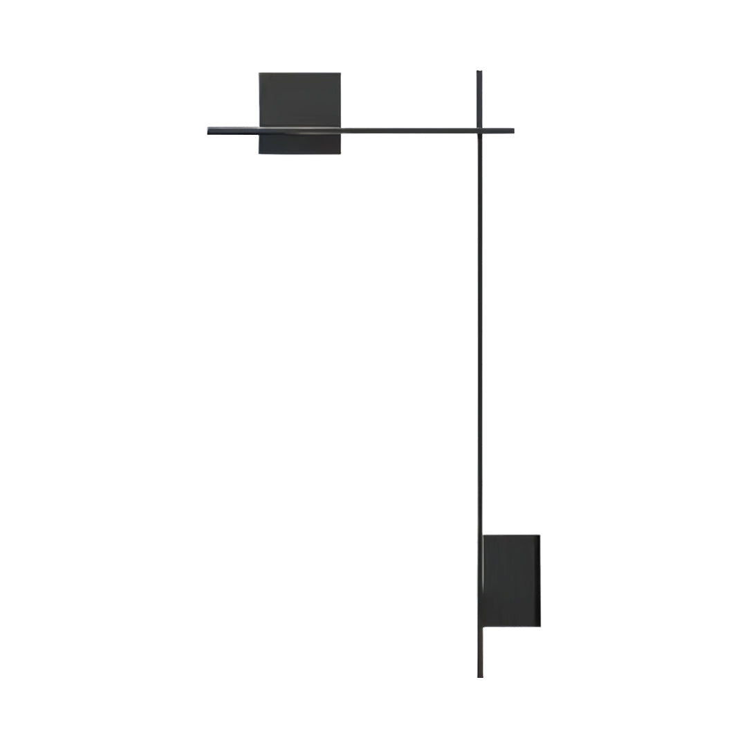 Statement decor wall lights with oversized black geometric forms for modern interior accent