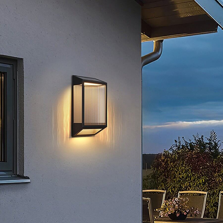 Stylish Vertical Ripped Acrylic LED Wall Lamp Waterproof & Modern Wall Lighting
