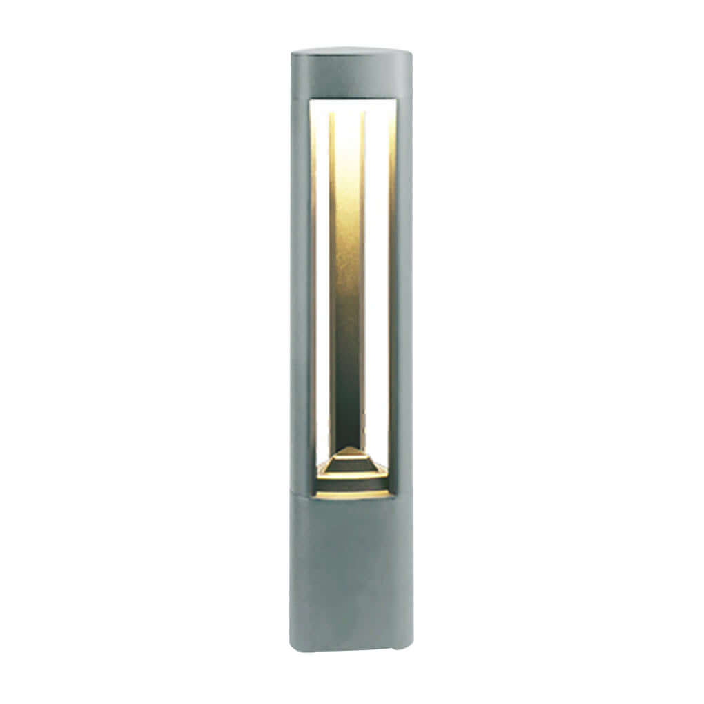 Side Emitting Solar LED Garden Bollard Lights Heart Design