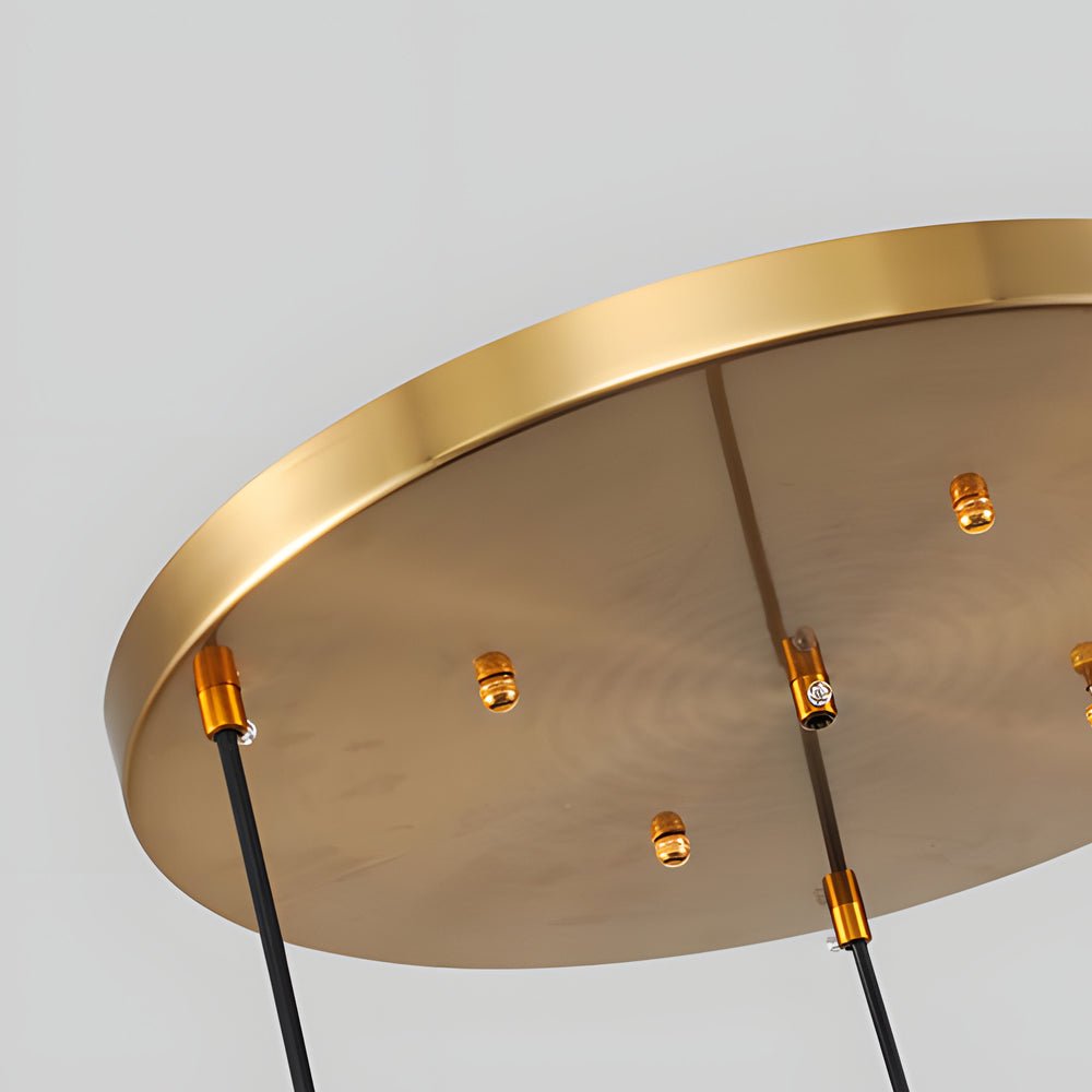 Clear glass globe pendant light with simple and timeless design, suitable for adding a contemporary style to any room.