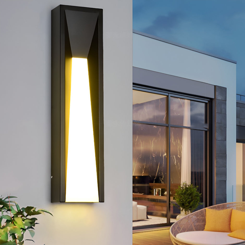 Top rated outdoor wall light on modern home exterior wall
