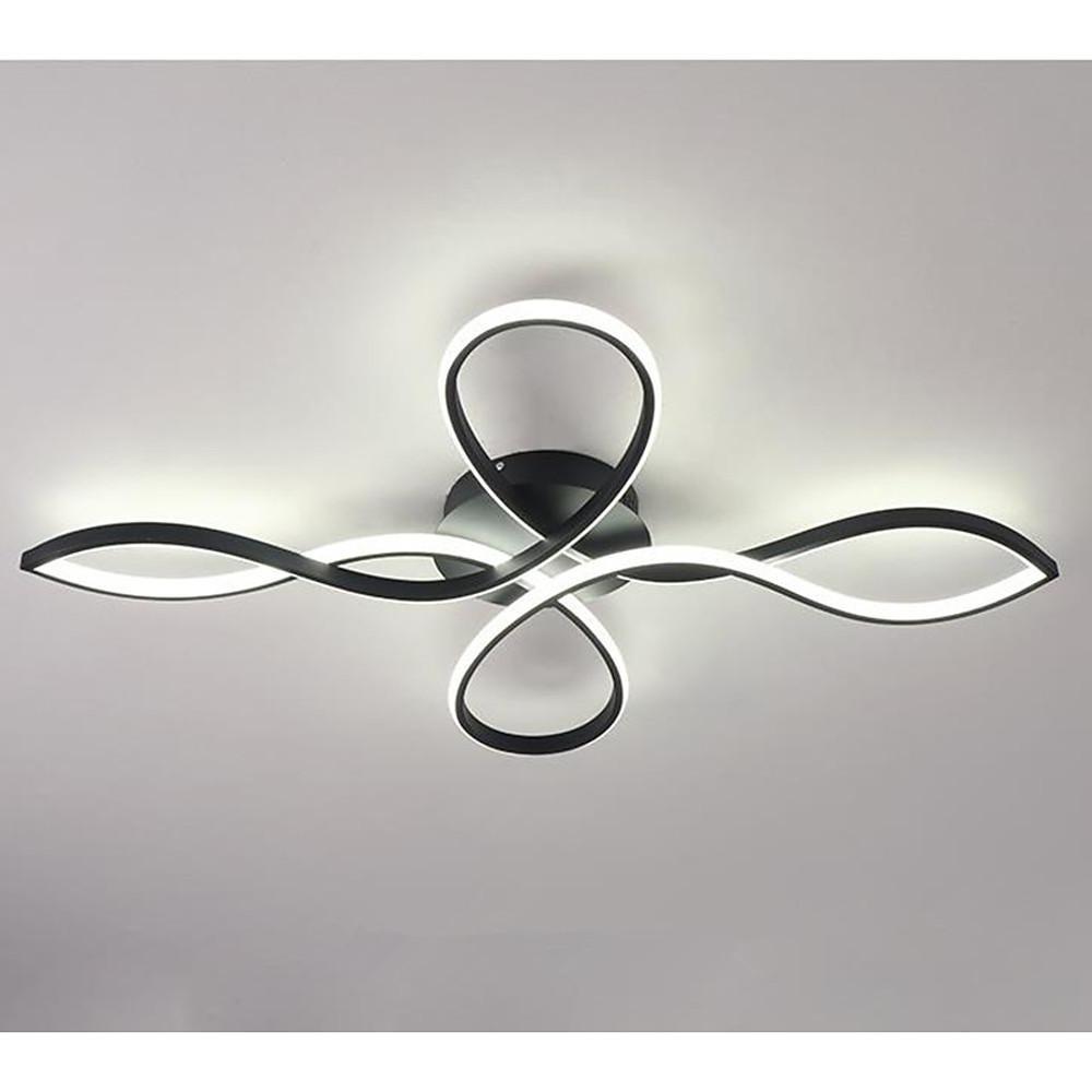 27'' LED 1-Light Circle Design Flush Mount Lights Modern Artistic Aluminum Silica gel Metal Stylish Modern Style Artistic Style Dimmable Ceiling Lights-dazuma