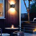 Square Waterproof Up Down Adjustable Modern Exterior Lights