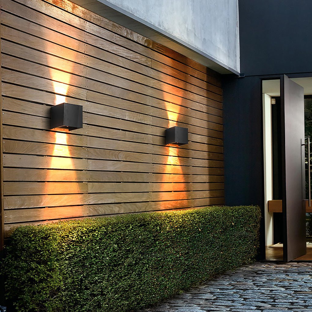 Square Waterproof Up Down Lighting Adjustable Modern Lights