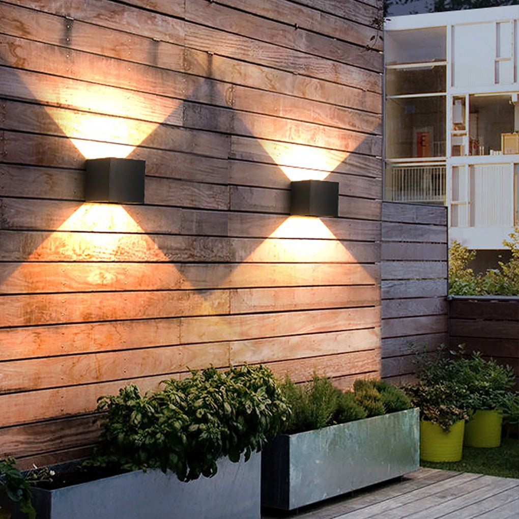 Waterproof Up Down Lighting Adjustable Modern Exterior Lights