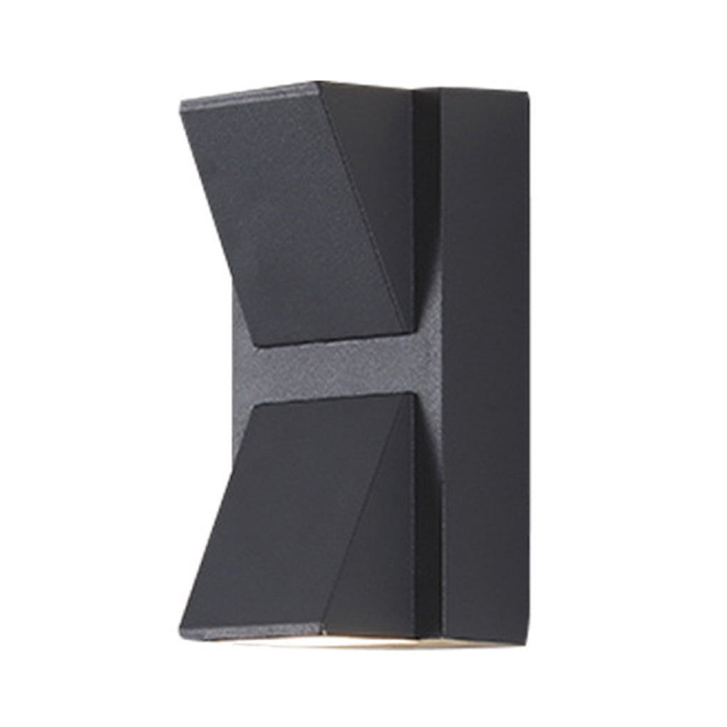 Waterproof Up & Down K - Type Black LED Outdoor Wall Lights