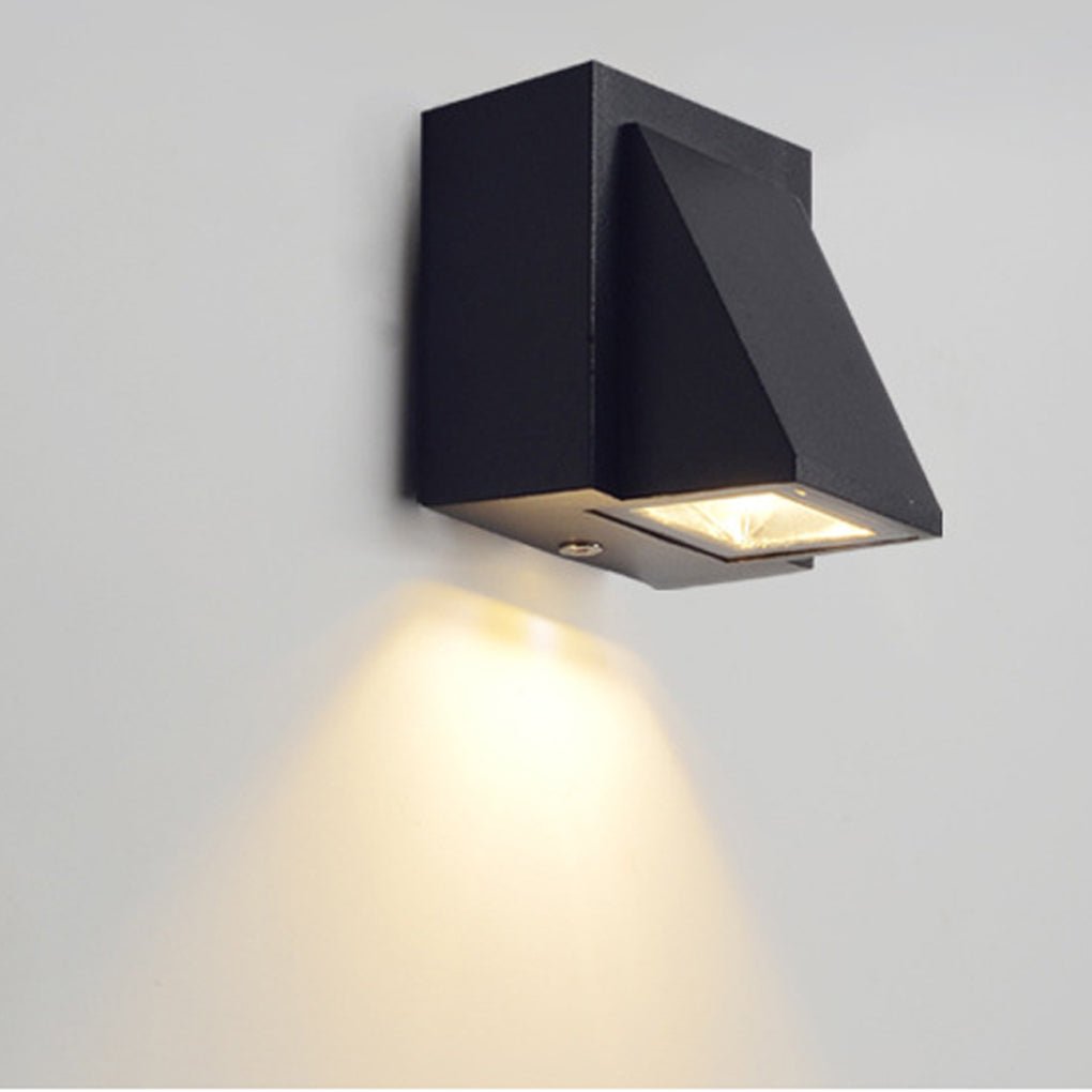 Waterproof Up & Down K - Type Black LED Outdoor Wall Lights