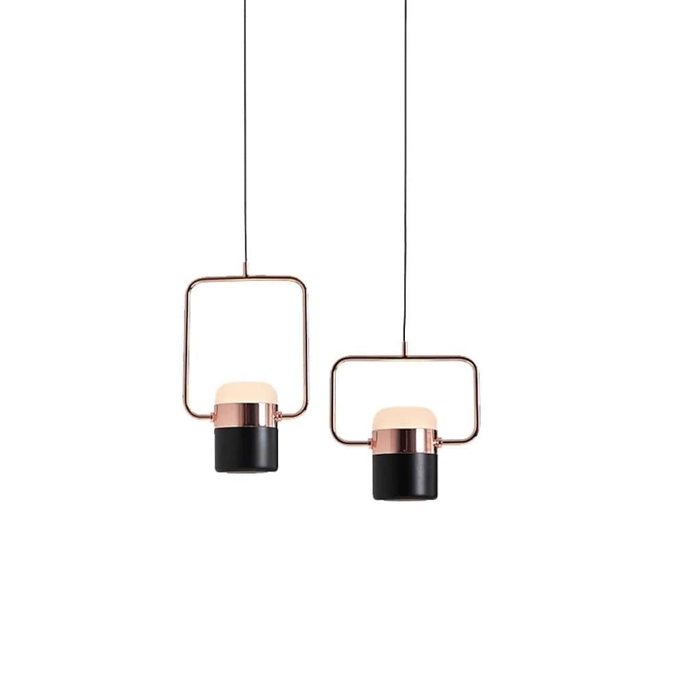 Modern Microphone Shaped Metal Industrial Pendant Light with Ambient Downlight Built - in LED Light Bulb