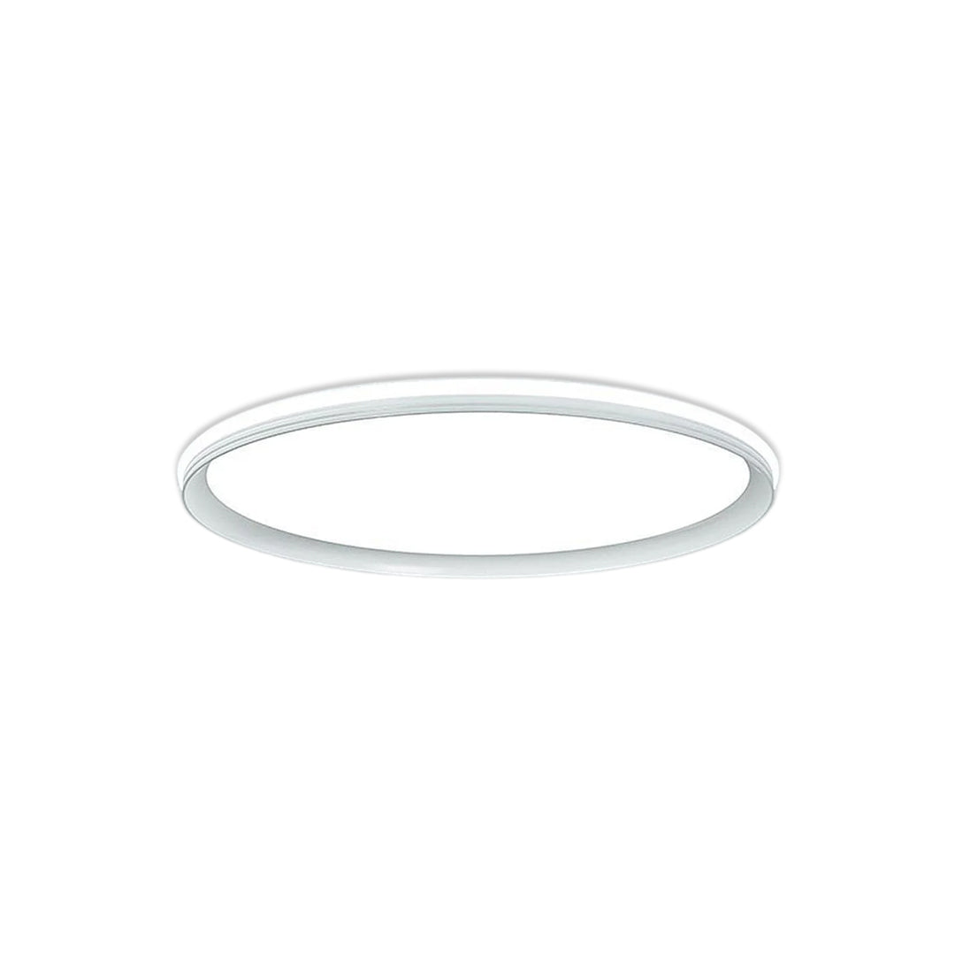Side profile of an ultra slim ceiling light showing its thin design.