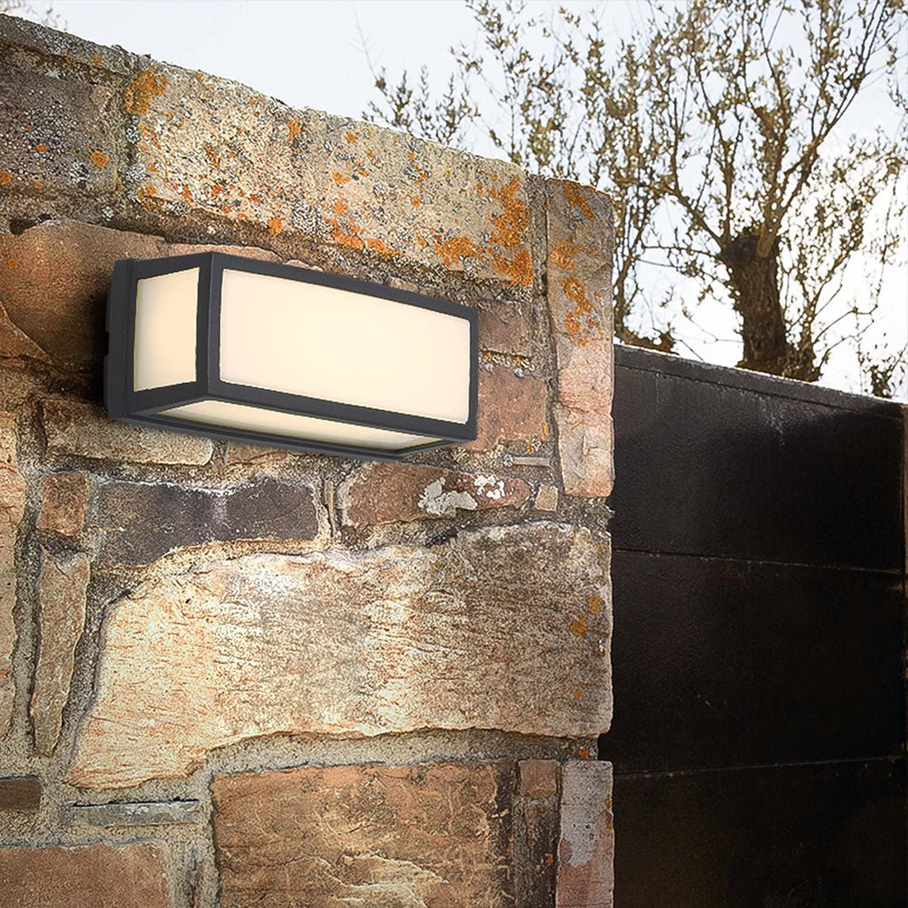Unique Double - layer Lampshade Waterproof Outdoor LED Wall Lamp for Villa Courtyard Balcony