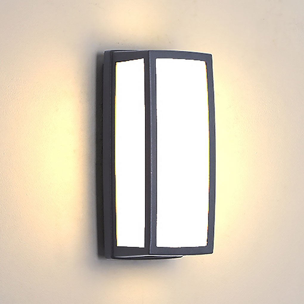 Unique Double - layer Lampshade Waterproof Outdoor LED Wall Lamp for Villa Courtyard Balcony