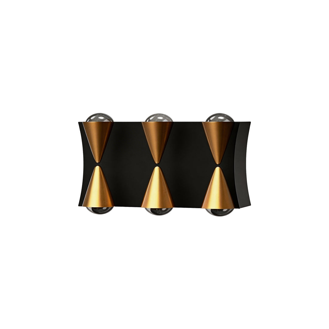 Up down lighting wall lights with a contemporary design, providing ambient lighting.