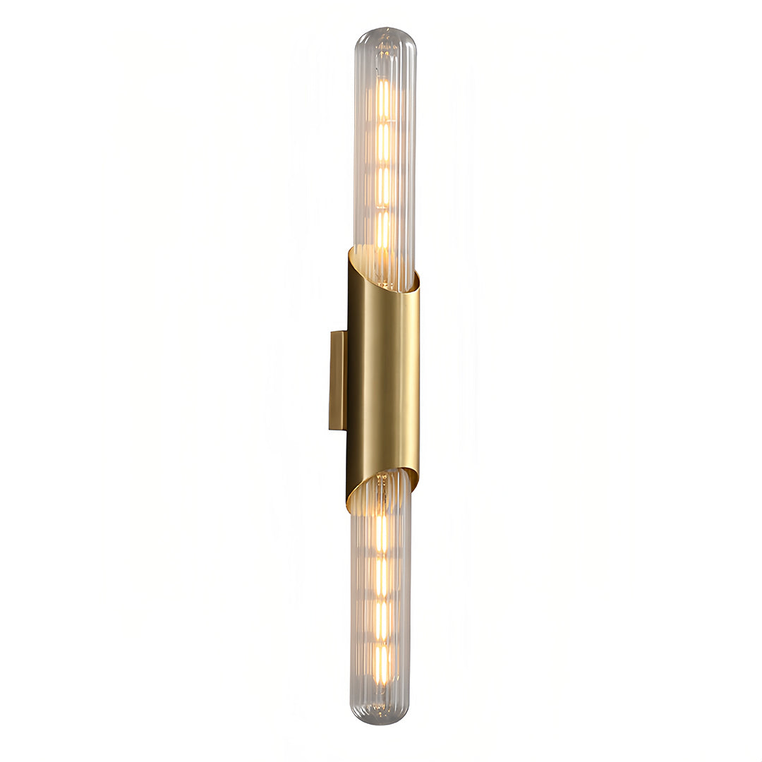 Up down wall lights in a minimalist design, perfect for adding sophistication to contemporary spaces.