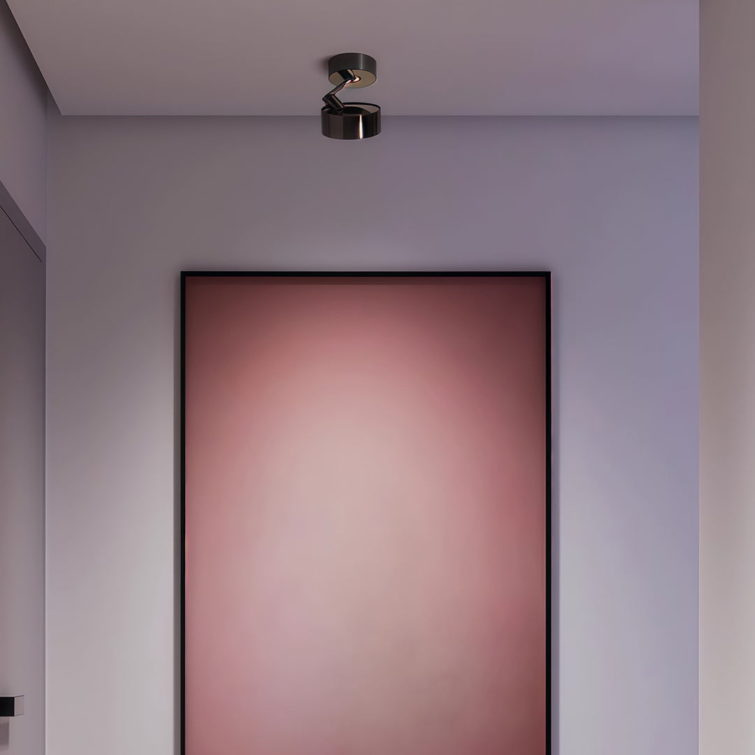 Choose adjustable LED ceiling spotlights for your home, providing directional light that enhances both form and function in your interior design.