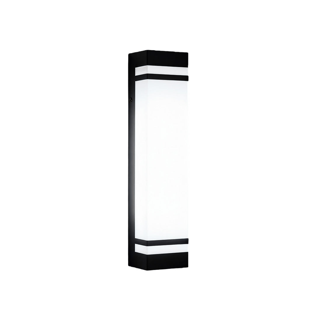 Vertical wall lighting in a minimalist setting, showcasing its simplicity and functionality.
