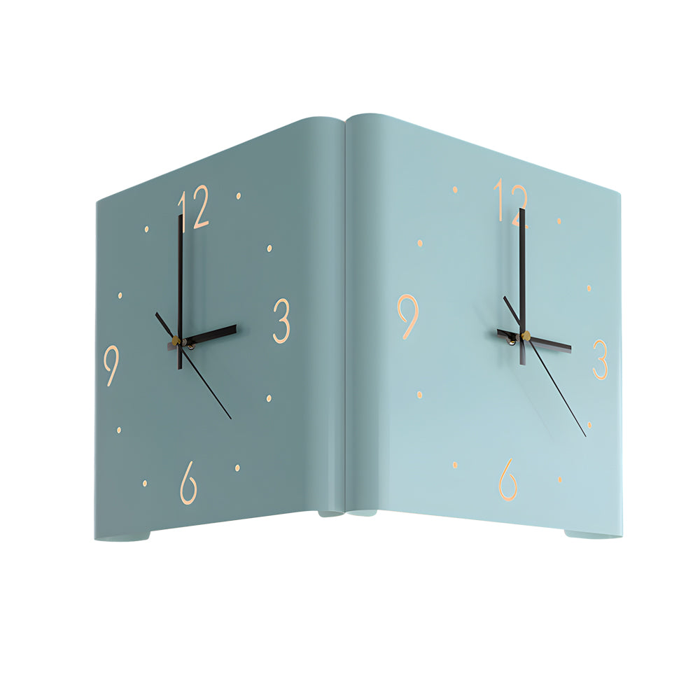 Modern wall clock lamp designed for contemporary interior spaces