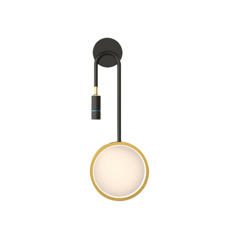 Wall pendant light in a black finish, displayed against a white background.