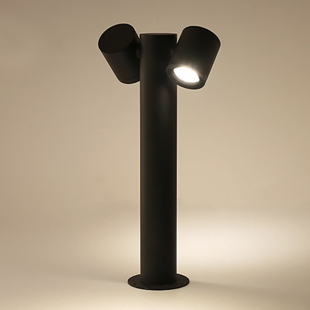 Flexi - Glow Dual - Head Rotatable Outdoor Lawn Light for Modern Landscapes