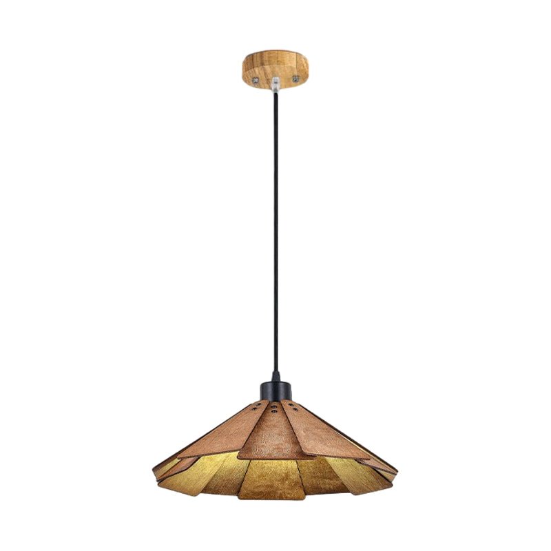 Wood Japanese Wabi - Sabi Retro Nordic Chandelier Dining Room Light Fixture