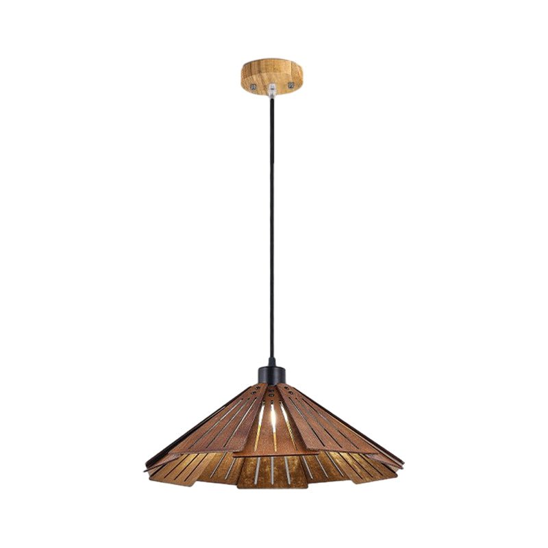 Wood Japanese Wabi - Sabi Retro Nordic Chandelier Dining Room Light Fixture