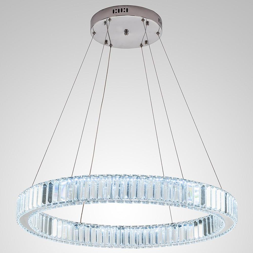 Luxury 1 - Light Ring Shaped Wagon Wheel Chandelier in Gold Finish