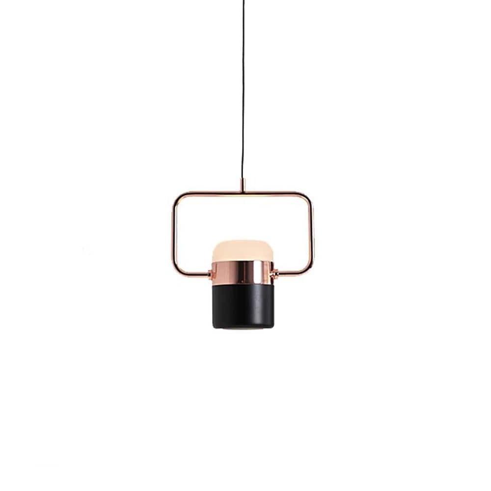 Modern Microphone Shaped Metal Industrial Pendant Light with Ambient Downlight Built - in LED Light Bulb